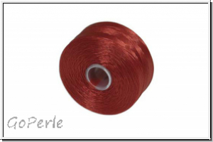 S-Lon, Size D, Beading Thread, Fdelgarn, red, 1 Spule